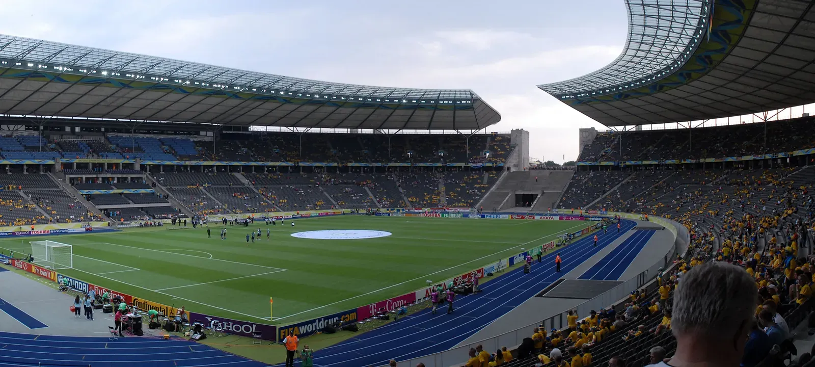 L’Olympiastadion di Berlino durante i Mondiali del 2006